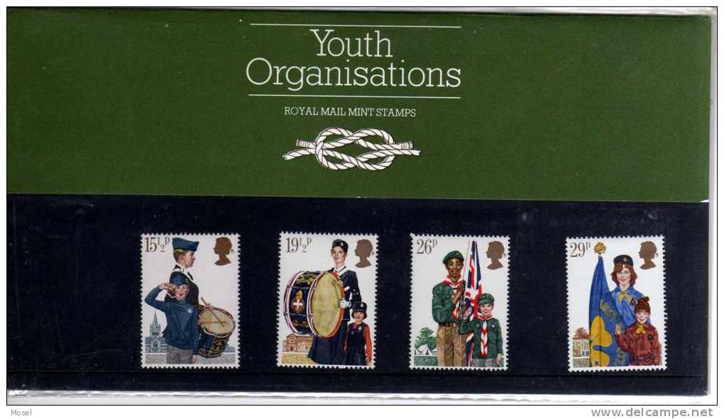 1982 Youth Organisations Presentation Pack PO Condition - Presentation Packs