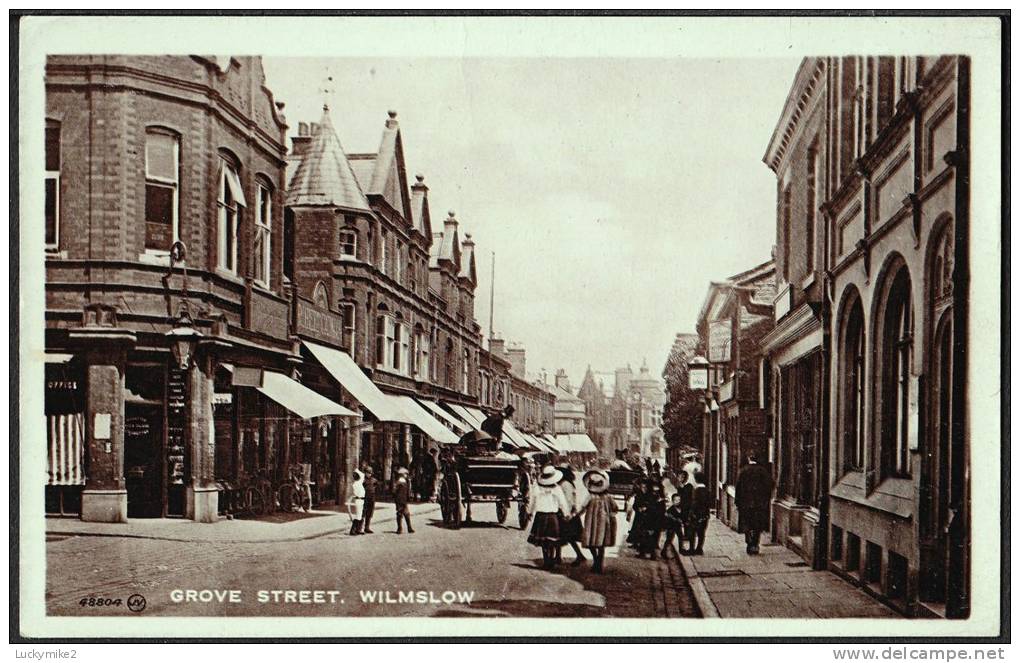 "Grove Street, Wilmslow",   C1920. - Other & Unclassified