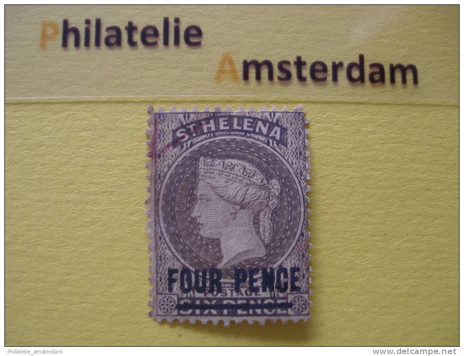 St Helena 1884-94, VICTORIA -OVERPRINT, Mi 18, SG 43, * - Andere & Zonder Classificatie