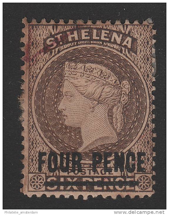 St Helena 1884-94, VICTORIA -OVERPRINT, Mi 18, SG 43, * - Andere & Zonder Classificatie