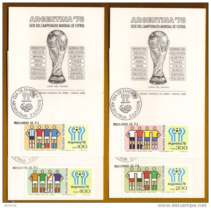 BA9 - ARGENTINA 1978, Mondiali Di Calcio FDC 3/6/78 - Gebraucht