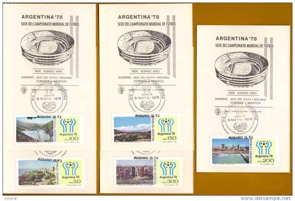 BA10 - ARGENTINA 1978, Mondiali Di Calcio FDC 6/5/78 - Lettres & Documents