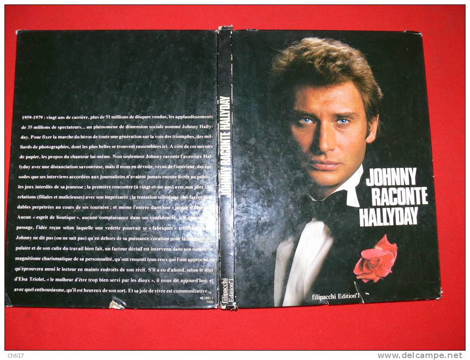 JOHNNY RACONTE HALLYDAY FILIPACHI EDITION N 1 PREMIERE EDITION EN 1979 - Musik