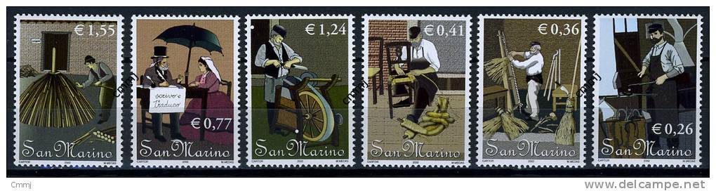 2002 - SAINT-MARIN - SAN MARINO - Sass. 1873/78 - MNH - (**) - New Mint - Neufs