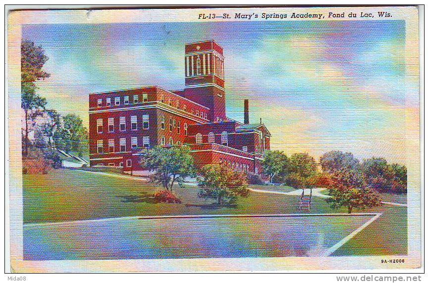 St. MARY'S SPRINGS ACADEMY . FOND DU LAC. WISCONSIN - Other & Unclassified