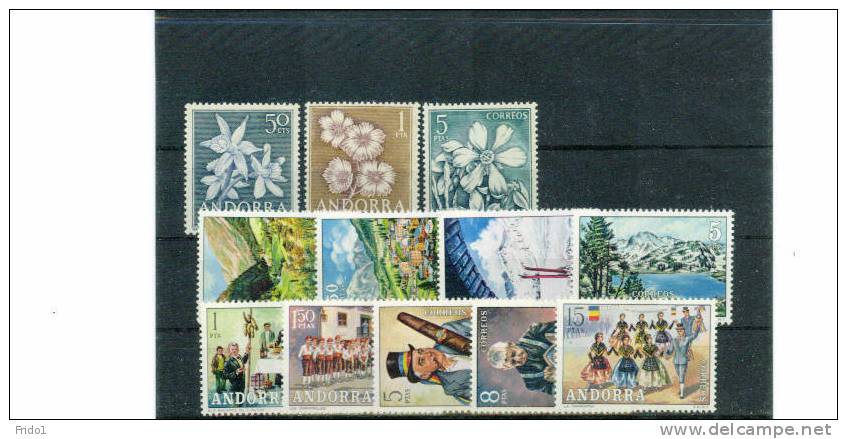 Spanische Andorra  Kleines Lot  Postfrisch / Spain Andorra Small Lot MNH - Collections