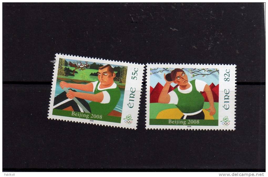 EIRE - IRLANDA  - IRELAND 2008 BEIJING CHINA OLYMPICS GAMES - OLIMPIADI PECHINO CINA MNH - Unused Stamps