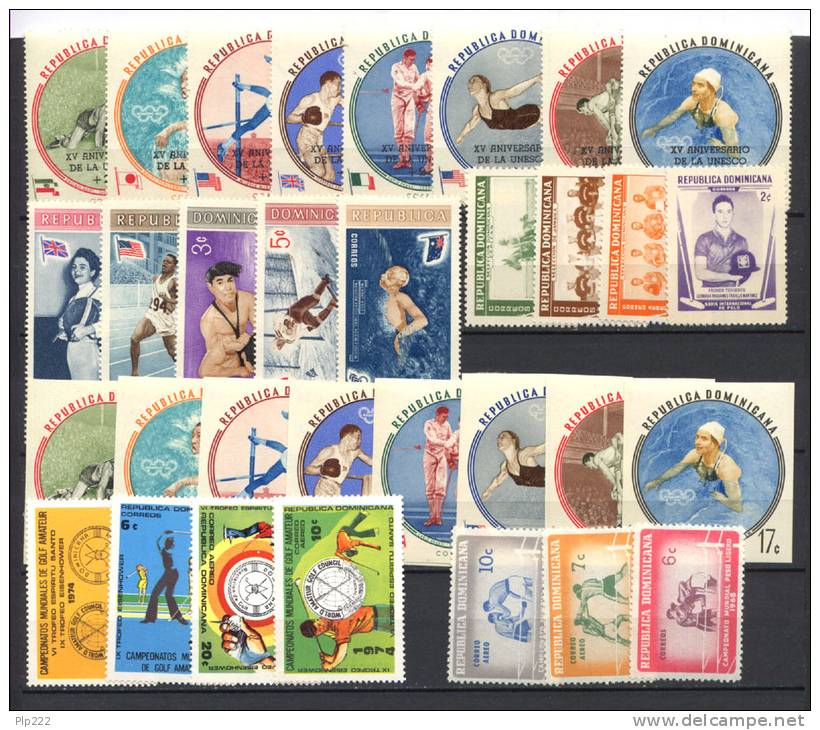 Dominicana 1958/74 Sport Collection **/MNH VF/F - Repubblica Domenicana