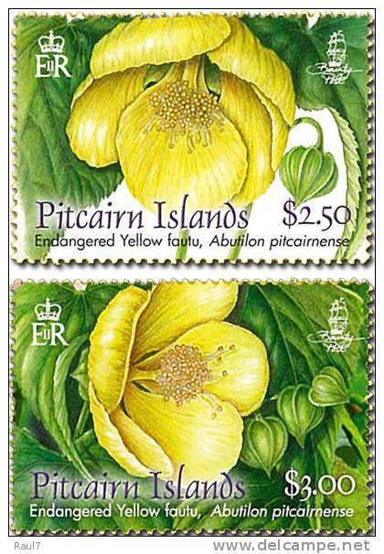 PITCAIRN 2011 - Fleurs Menacés De Pitcairn - 2v Neuf*** (MNH) - Pitcairninsel