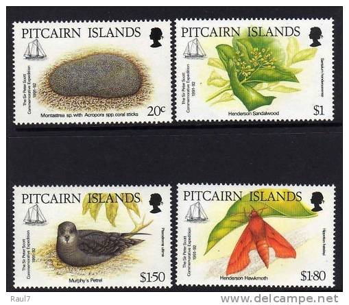 PITCAIRN  - Faune Et Flora Ile Hendersson- 4v Neufs*** (MNH SET) - Pitcairninsel