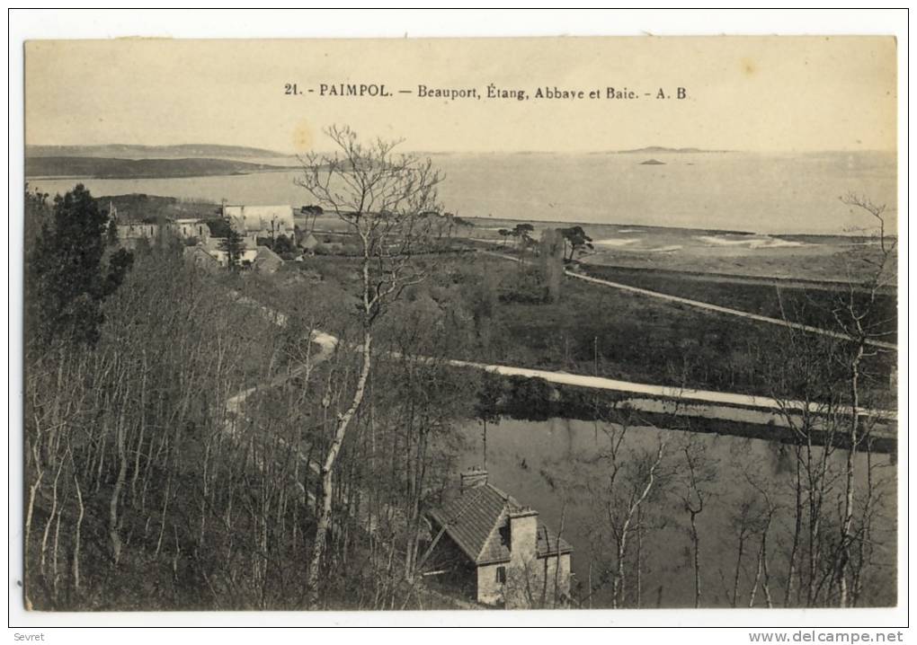 PAIMPOL  - Beauport, Etang,Abbaye Et Baie. - Paimpol