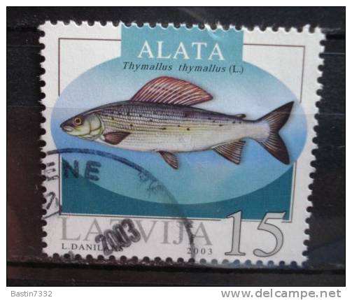 2003 Latvia Vissen,fishes Used/gebruikt - Letland