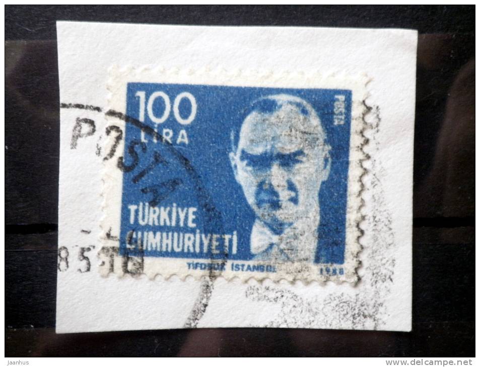 Turkey - 1980 - Mi.nr.2537 - Used - 100th Anniversary Of Ataturk - Definitives - On Paper - Gebruikt