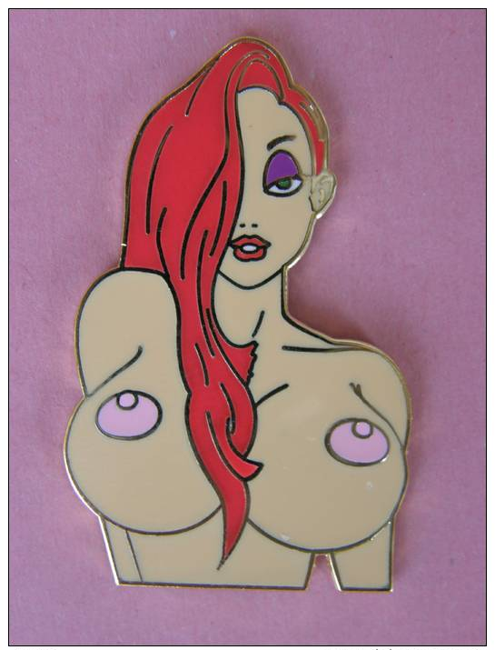 Jessica Rabbit - Topless - Seins Nues - Cheveux Rouge , Double Attache , Limité à 50 Exemplaires - Comics