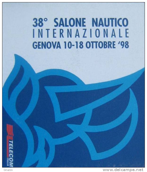 FOLDER  TELECOM ITALIA- 38° SALONE NAUTICO - C&C 2974-CON 1 SCHEDA NUOVA - Pubbliche Speciali O Commemorative