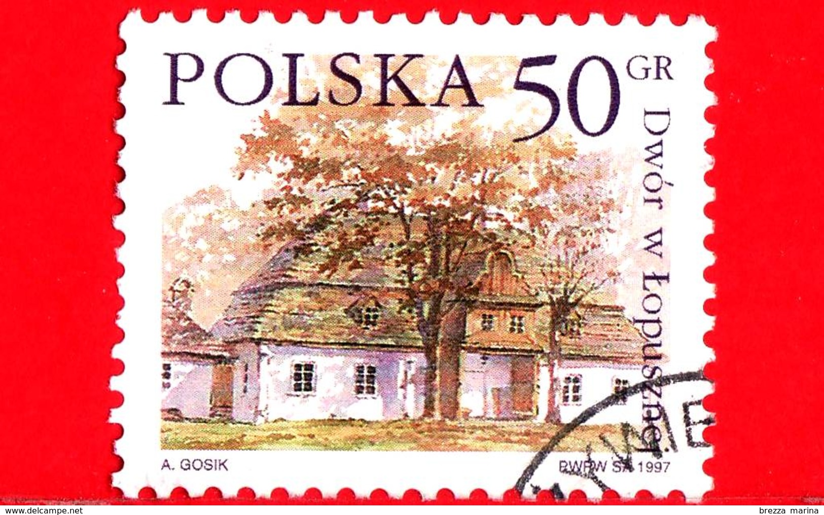 POLONIA - POLSKA - Usato - 1997 - Architettura - Lopuszna - 50 Gr - Gebraucht