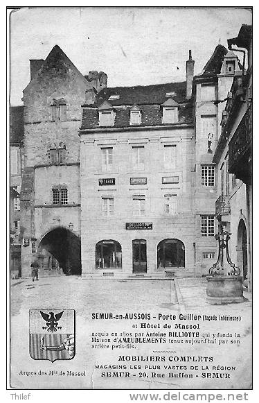 Semur-en-Aussois 3: Porte Guiller Et Hôtel De Massol - Semur