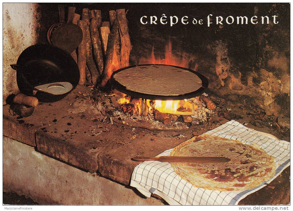 Crêpe De Froment. Ed.photo Y. R. Caoudal, Quimper. N° D 851 - Recettes (cuisine)