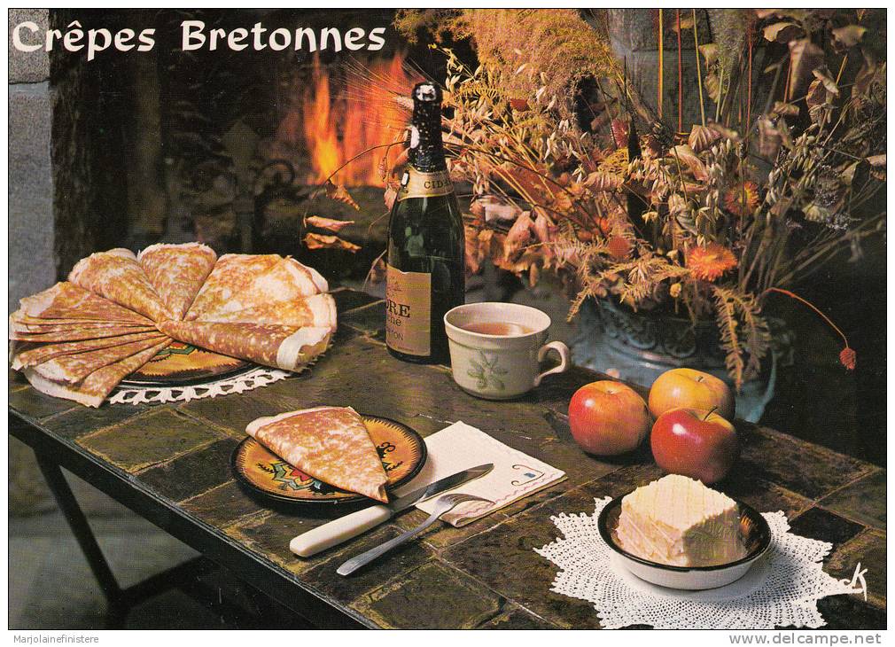 Crêpes Bretonnes. Ed. D'Art Jack. N° 2535 - Recettes (cuisine)