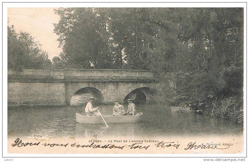 Attichy  -  Le Pont De L'ancien Chateau - Attichy