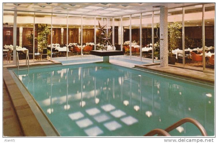 Minneapolis MN Minnesota, Northstar Inn Lodging, Swimming Pool , On C1960s Vintage Postcard - Minneapolis