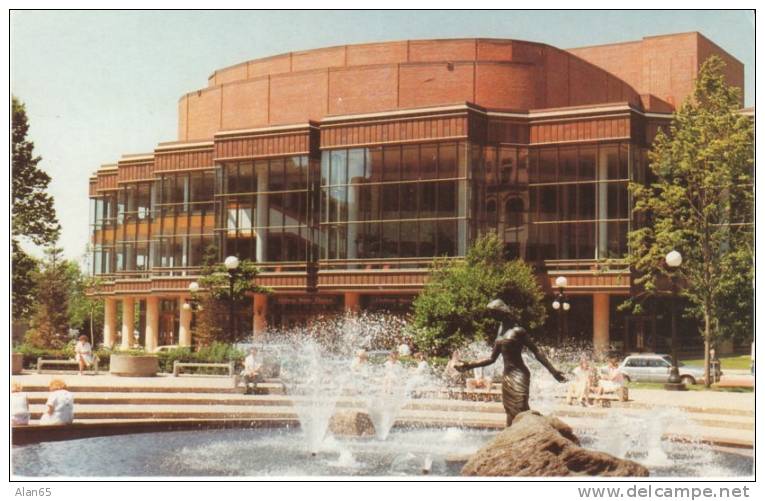 St. Paul MN Minnesota, Ordway Music Theatre, Rice Lake Downtown District, C1970s/80s Vintage Postcard - St Paul