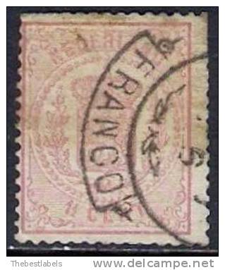 NETHERLANDS NEDERLAND 1869 Nº 16 - Gebraucht