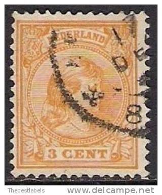 NETHERLANDS NEDERLAND 1891 Nº 34 - Usados
