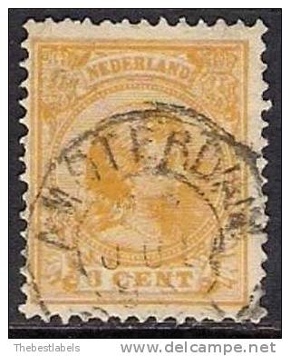NETHERLANDS NEDERLAND 1891 Nº 34 - Oblitérés