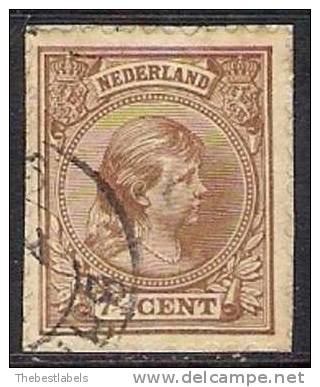 NETHERLANDS NEDERLAND 1891 Nº 36 - Usati