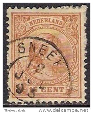 NETHERLANDS NEDERLAND 1891 Nº 39 - Usados