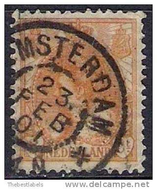 NETHERLANDS NEDERLAND 1898 Nº 49 - Oblitérés