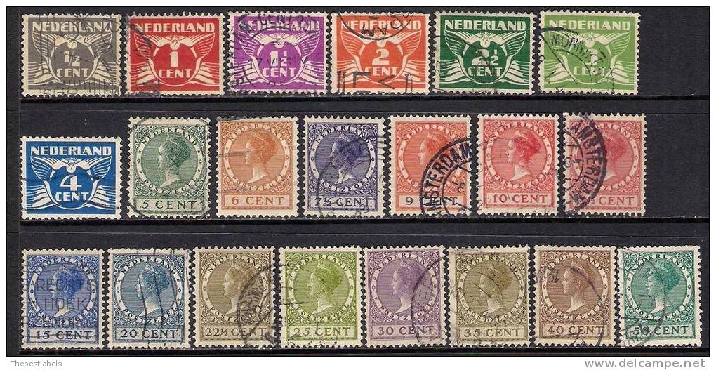 NETHERLANDS NEDERLAND 1924 Nº 165/185 - Used Stamps