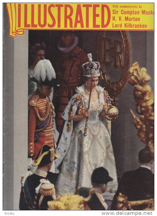1953 CORONATION OF QUEEN ELIZABETH 4 ILLUSTRATED MAGAZINES - Mode/Kostüme