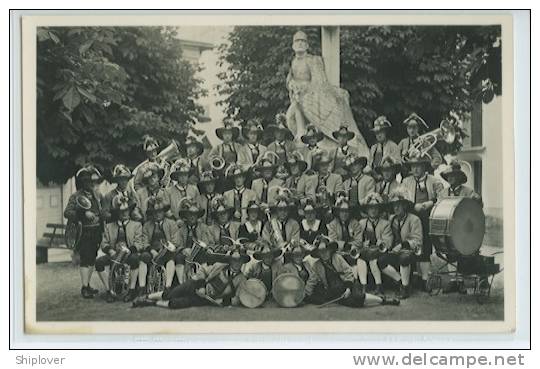 Tiroler Musik Kapelle Raab Buben Zillertal Mayrhofen - Groupe De Musique Du Tyrol - Carte Photo - Musica