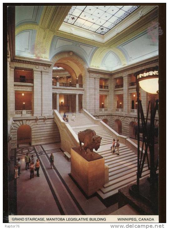 CPM Neuve Canada Manitoba WINNIPEG Grand Staircase Législaive Building - Winnipeg