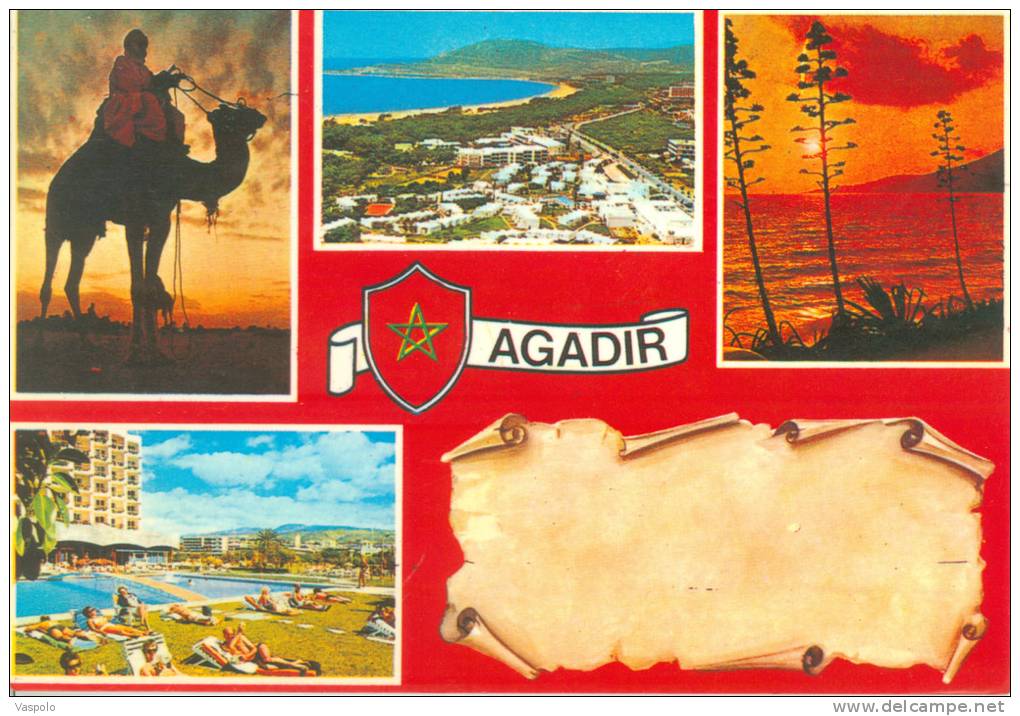 MAROCCO;MAROC--AGADIR,MUL TIVIEW CIRCULARED-1994 - Agadir