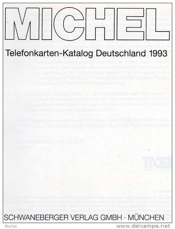 Michel Telefonkarten Katalog 1993 Antiquarisch 24€ Karten Mit Briefmarkenmotiv P S A E O B T W X V N Cards Und Billets - Autres & Non Classés