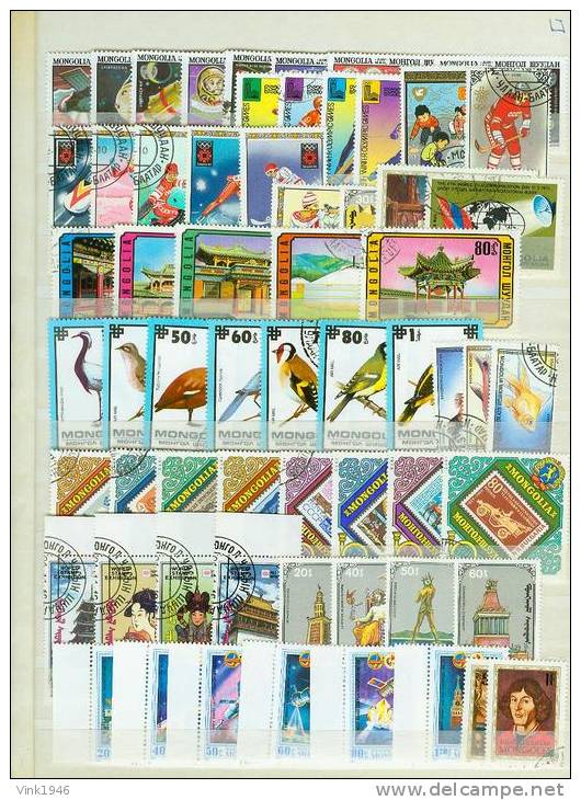 Mongolia Mongolie, 173V, Nice Collection,collectie,most Complete Sets,used/gestempeld,3 Scans (L1142) - Mongolia