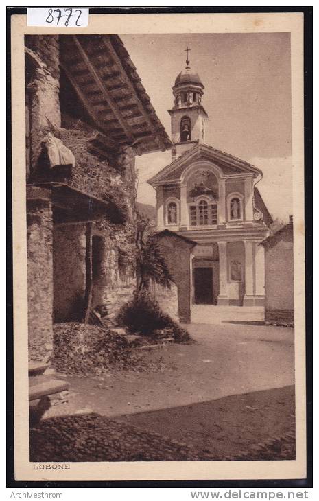 Losone - Casa E Chiesa (1919) (8772) - Losone