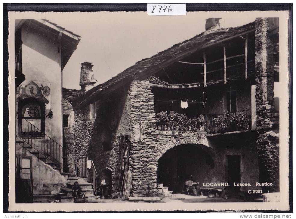 Losone - Casa Rustica ; Form. 10 / 15 (8776) - Losone