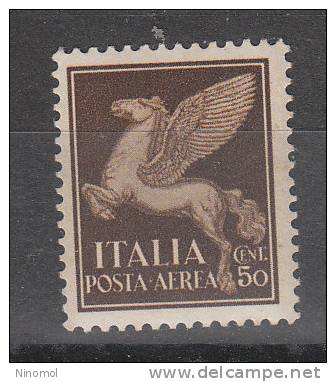 Italia   -   1930.  Serie Imperiale.  Cavallo Alato 50c.  Winged Horse.  MNH - Mitología