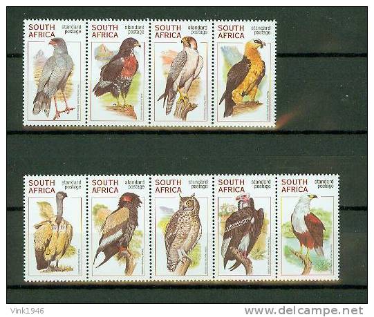 South Africa Zuid Afrika 1998,  9 V, Bird,birds,vogels,oiseaux,aves,vögel,pajaros,part Set, MNH/Postfris(D1324) - Autres & Non Classés