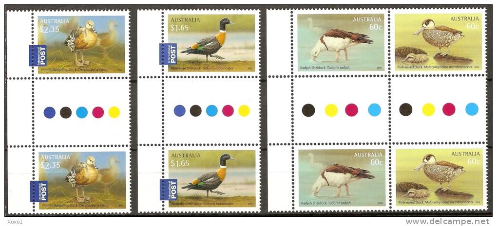 Australi&#1072; 2012 Birds Ducks 8v  MNH ** - Entenvögel