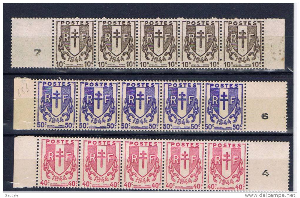 France:serie Chaine Brisee. - 1941-66 Armoiries Et Blasons