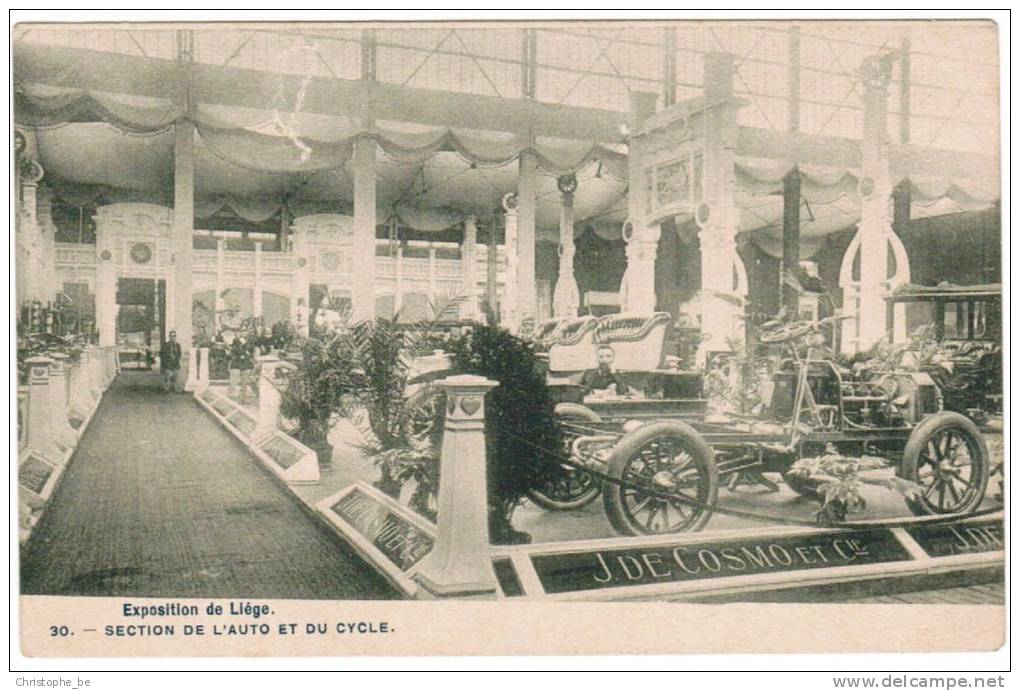 Luik, Liège, Exposition De Liège, Section De L'Auto Et Du Cycle (pk4884) - Liege