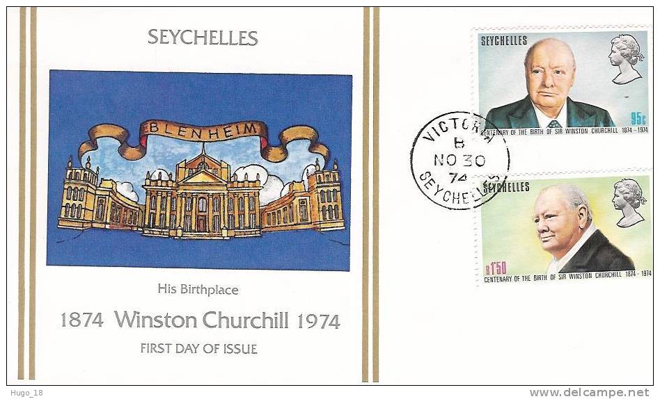 FDC  Seychelles:  1974 - Seychellen (1976-...)