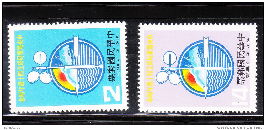 ROC China 1981 Central Weather Bureau 40th Anniversary MNH - Neufs