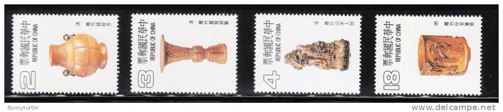 ROC China Taiwan 1983 Bamboo Carved Objects MNH - Unused Stamps