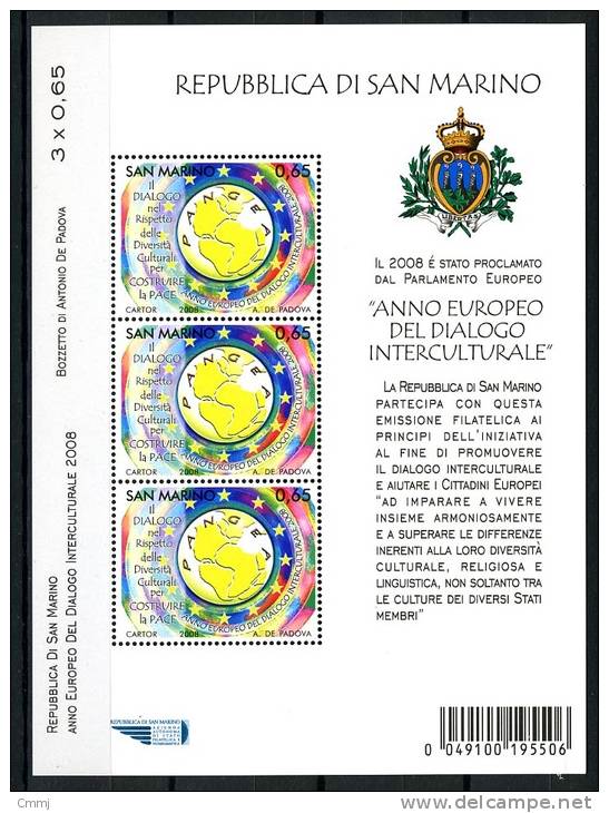 2008 - SAINT-MARIN - SAN MARINO - Sass. BF 88 - MNH - (**) -  New Mint - Neufs